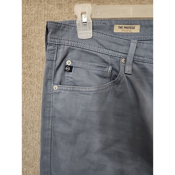 Adriano Goldschmied Protege Pants Mens 34x34 Blue Straight Leg Stretch - Picture 2 of 9